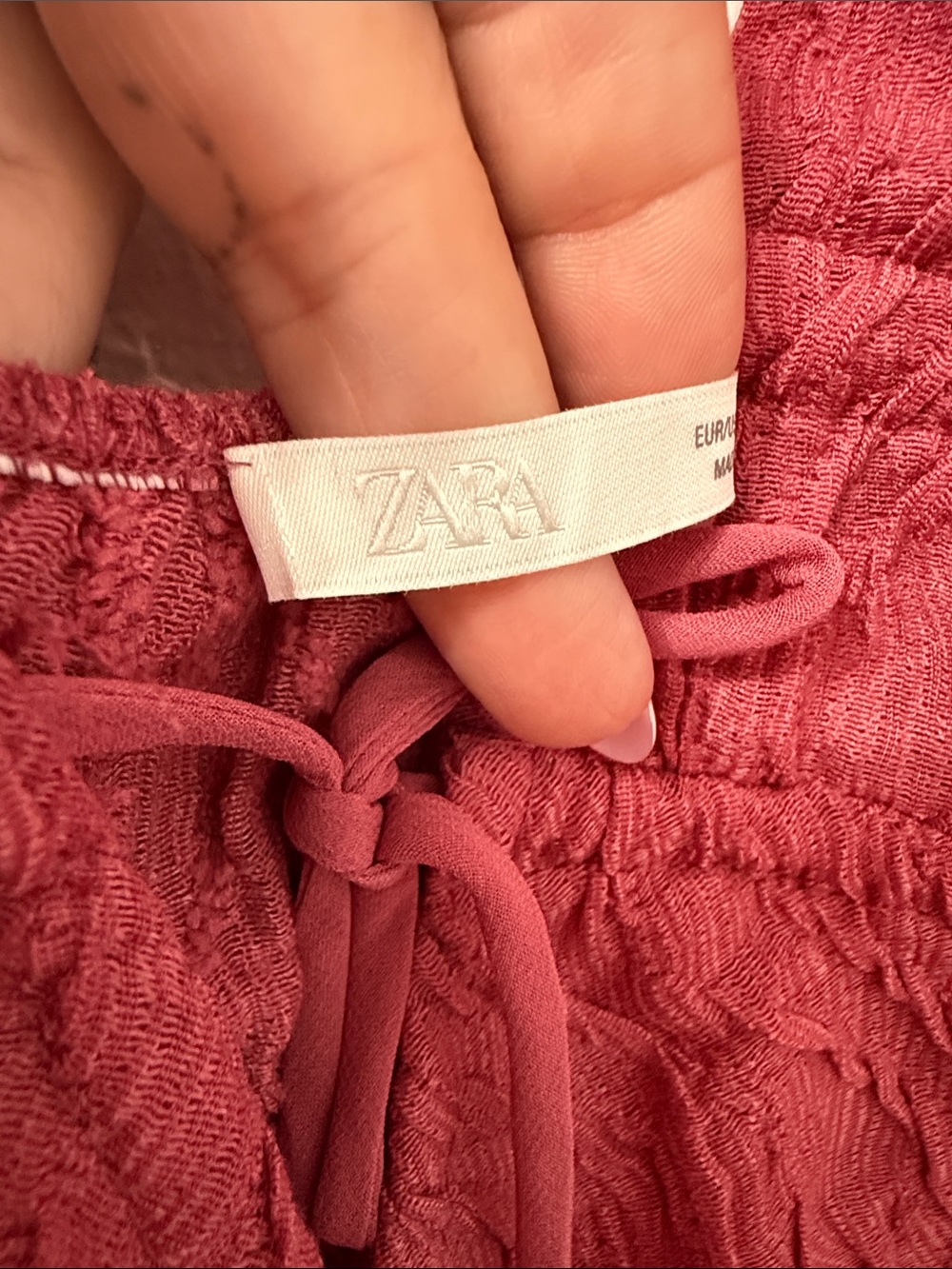 ZARA Raspberry Pink Halter Top - Picture 3 of 5